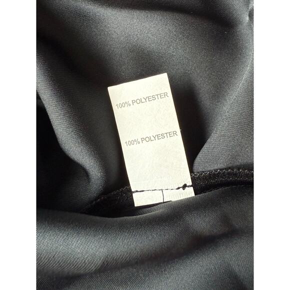 Ramy Brook NWT Kassidy Black Satin Elegant Blouse Halter Tank Top size Medium - Picture 10 of 12